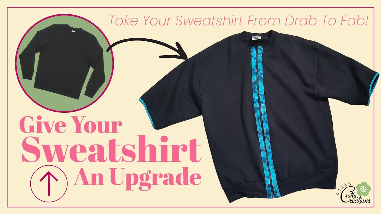 Обновите свою толстовку: переделайте молнию и рукава.