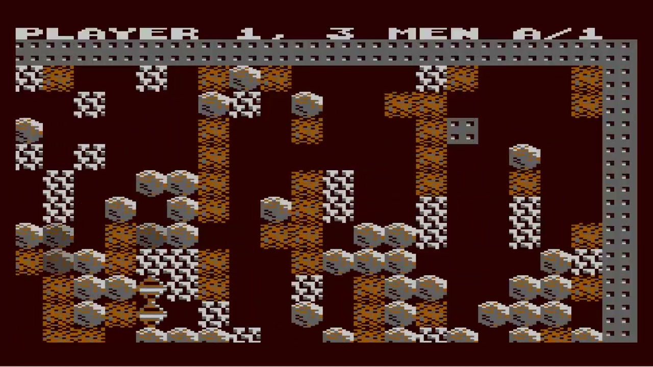 ATARI 8BIT XL XE Iron Soft Boulder Dash 02 BOULDERDASH 400 800 600 1200 1400 1450 ATARIMANIA COM SIT