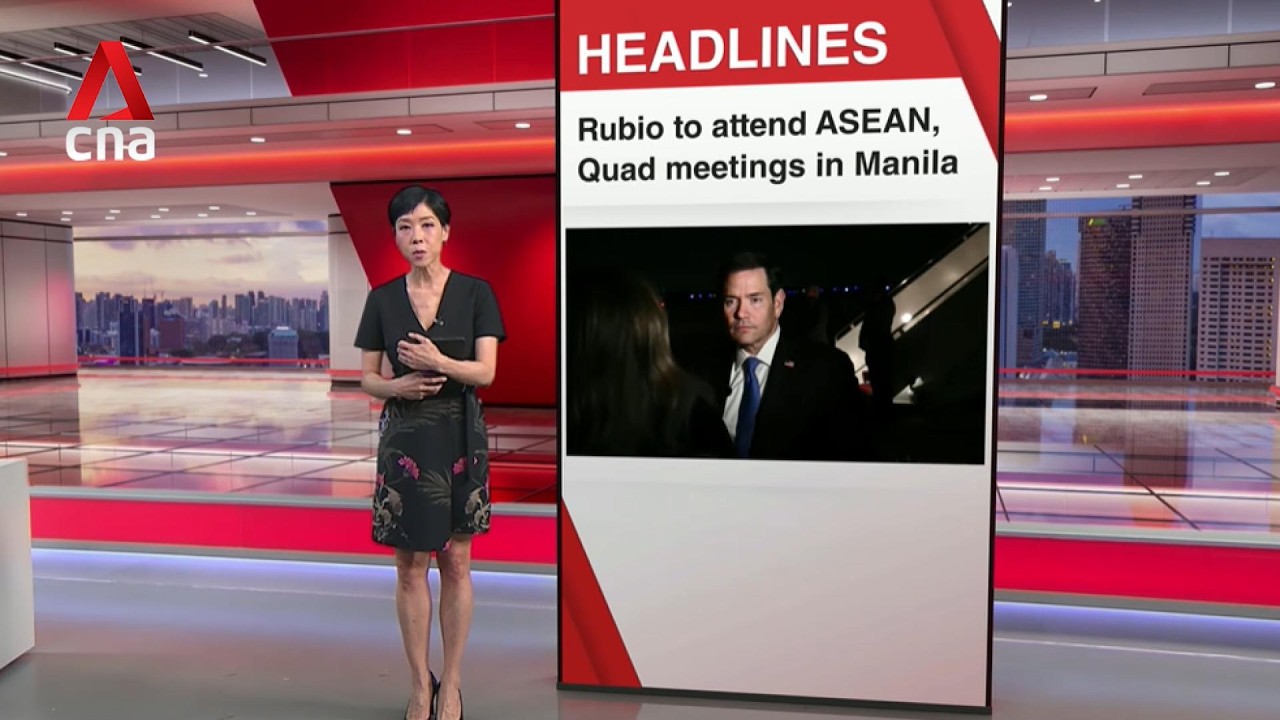 Госсекретарь США Рубио направляется в Манилу на встречи АСЕАН и Quad | East Asia Tonight (20 июля)