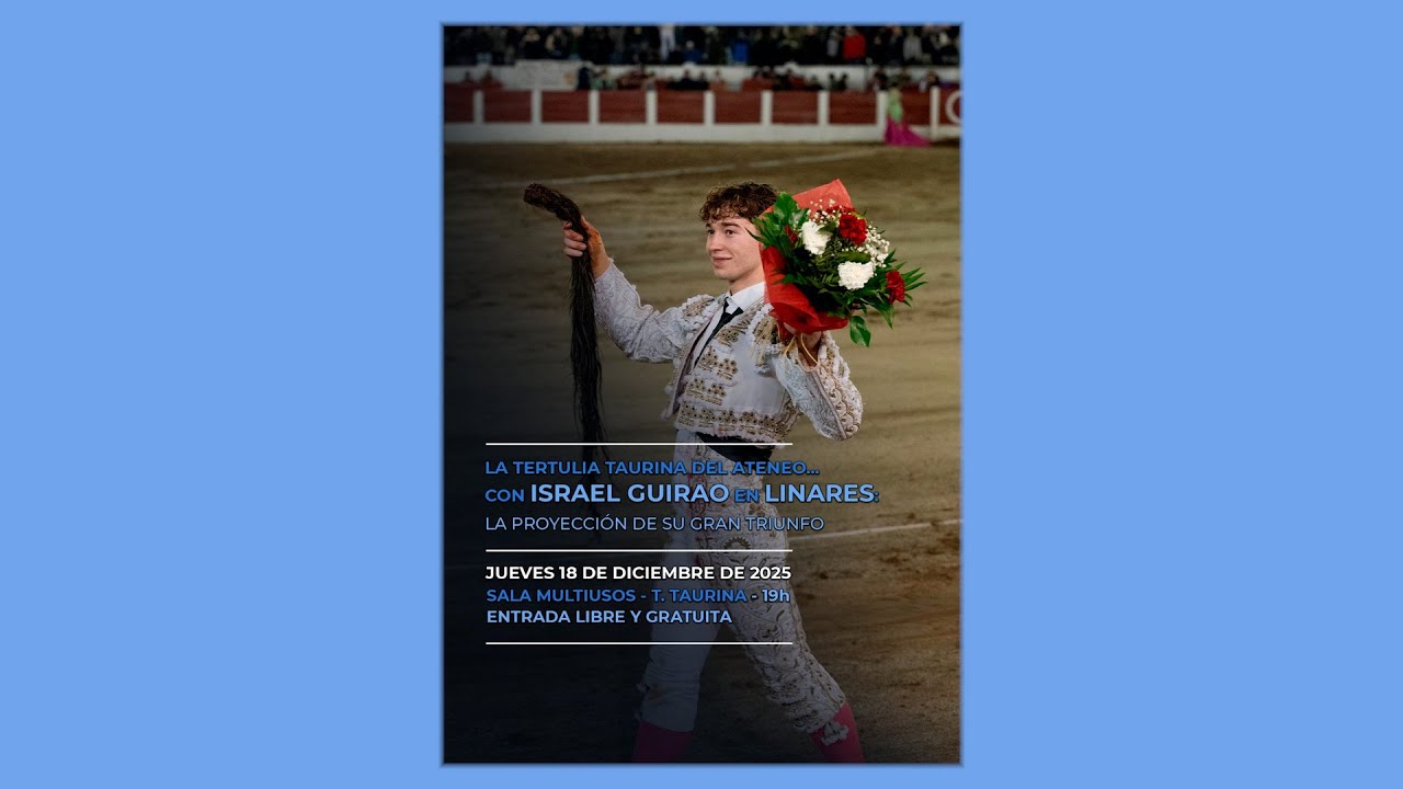 ISRAEL GUIRAO EN EL ATENEO MERCANTIL DE VALENCIA (18-12-2025)