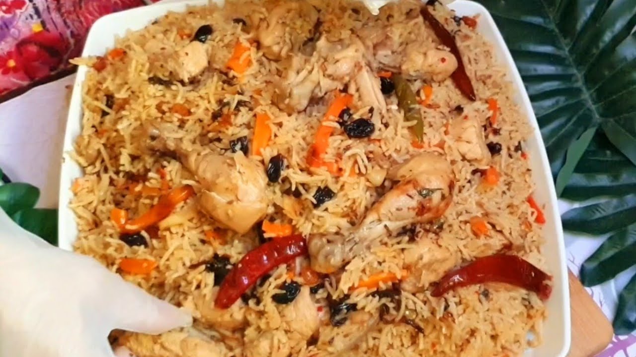 afghan kabuli pulao easy homemade recipe / afghani kabuli pulao recipe / rice recipes 