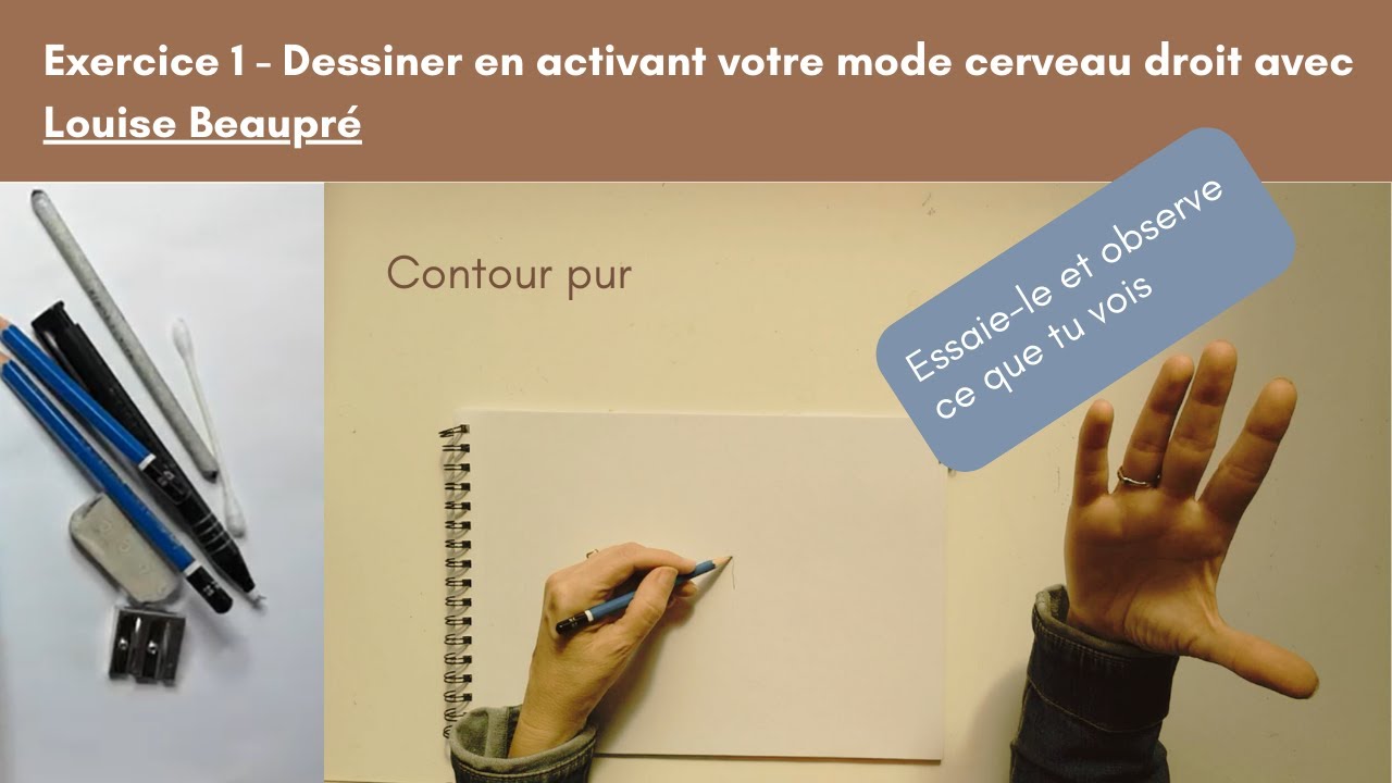 Exercice 1 dessiner en activant le mode cerveau droit