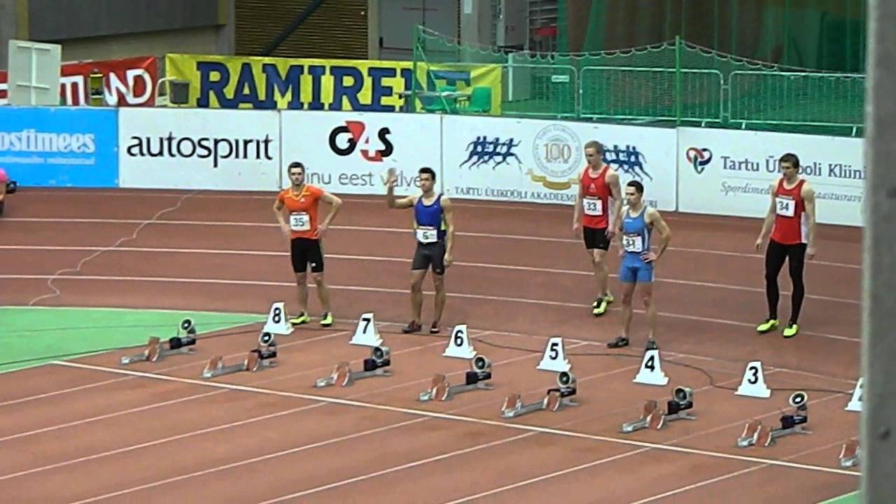 Martin Kutmani mälestusvõistlus 2015. M 60 m. FINAAL