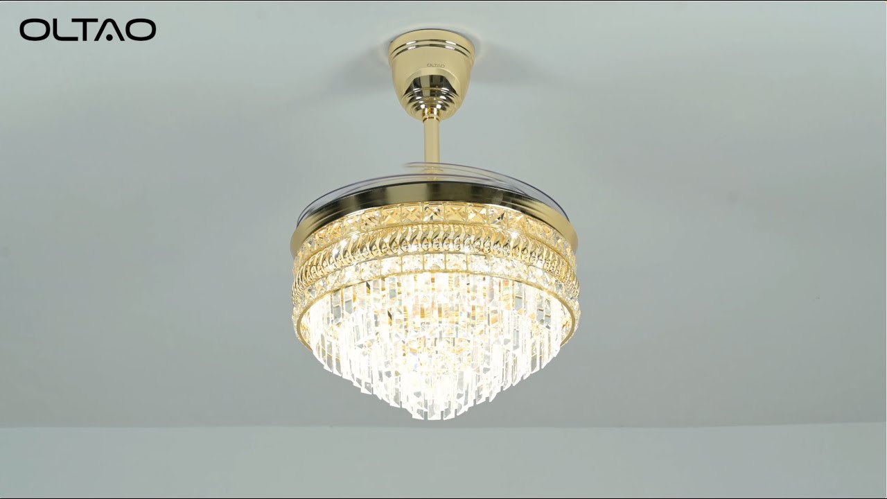 Oltao Stella Chandelier Fan Installation