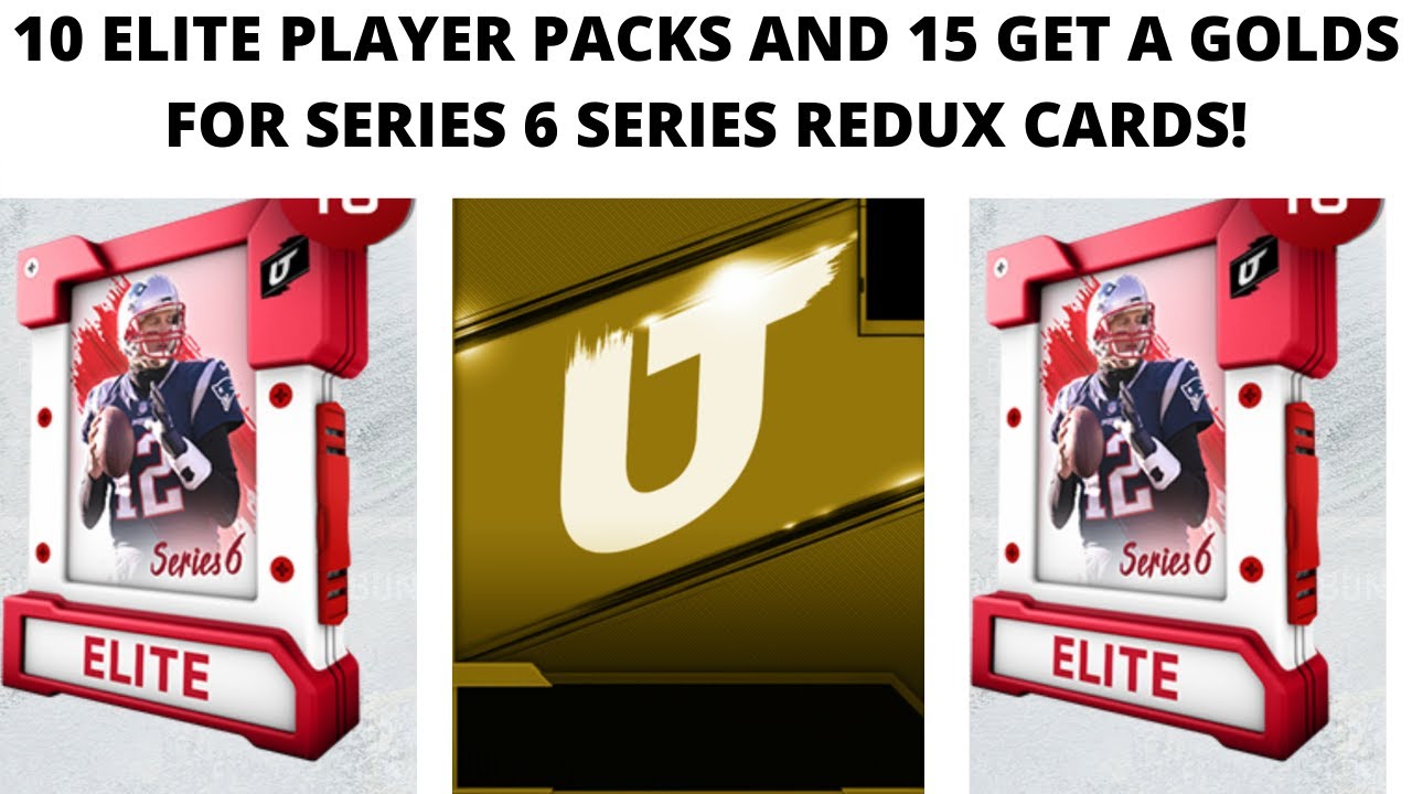 THESE PACKS ARE INSANE! SERIES REDUX HUNTING! 10 SERIES 6 ELITE PLAYER PACKS MADDEN 20 ULTIMATE TEAM