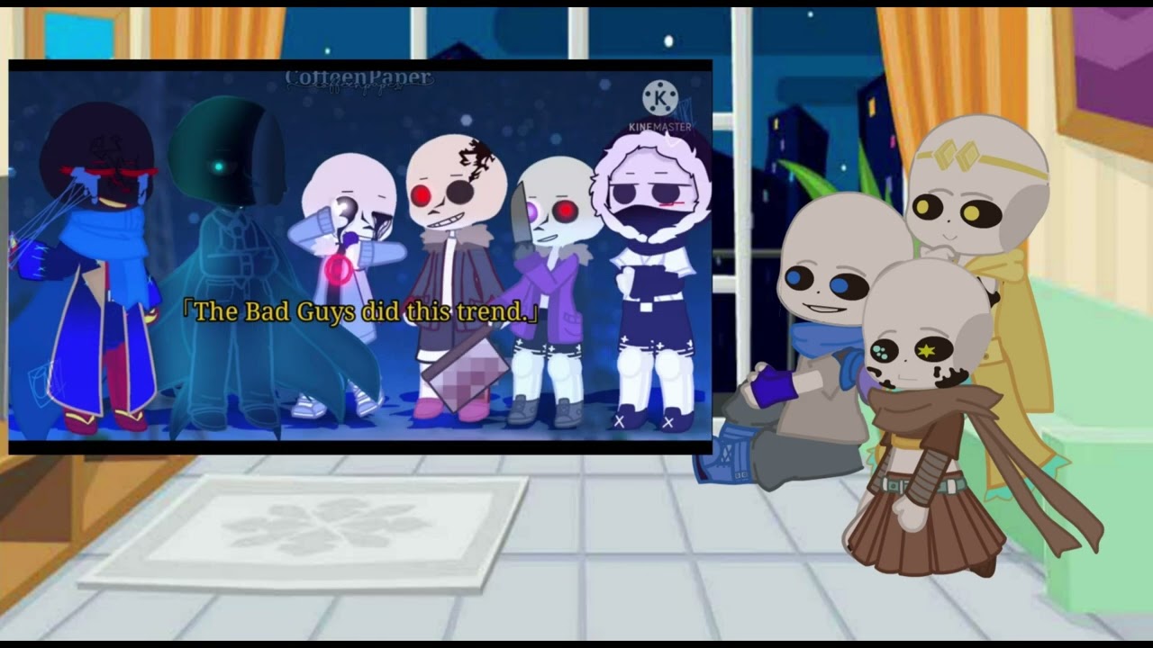 Star Sanses React to.... //Gacha Plus//CREDS IN DES