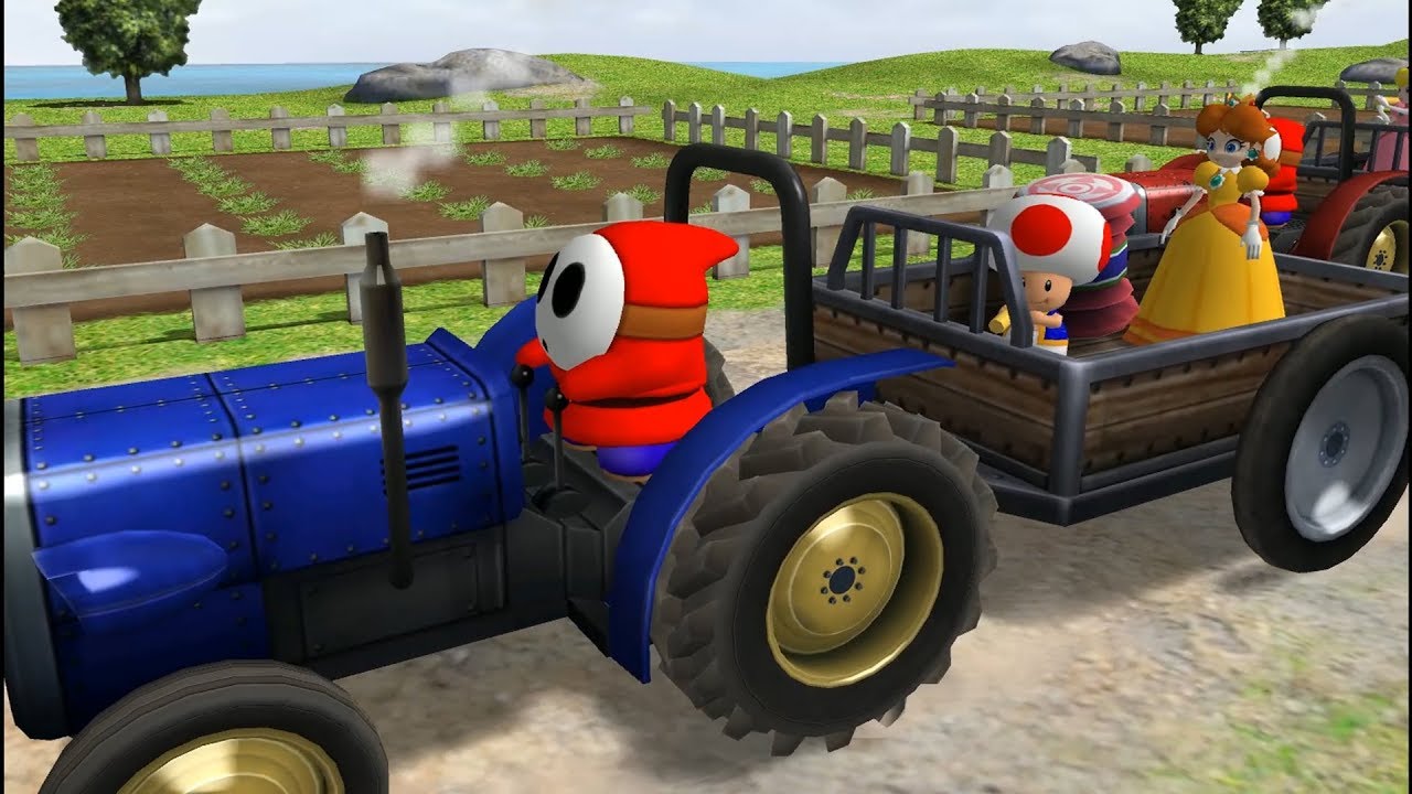 Mario party 8 - MiniGame Tent- Free Play Arcade -Blooper vs Toad vs Daisy vs Peach |GamepartyHub