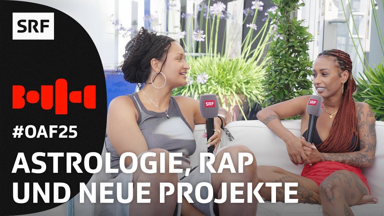 Nura r&auml;t Sternzeichen im Rap-Game & spricht &uuml;ber neue Musik | Openair Frauenfeld 2025 | SRF Bounce