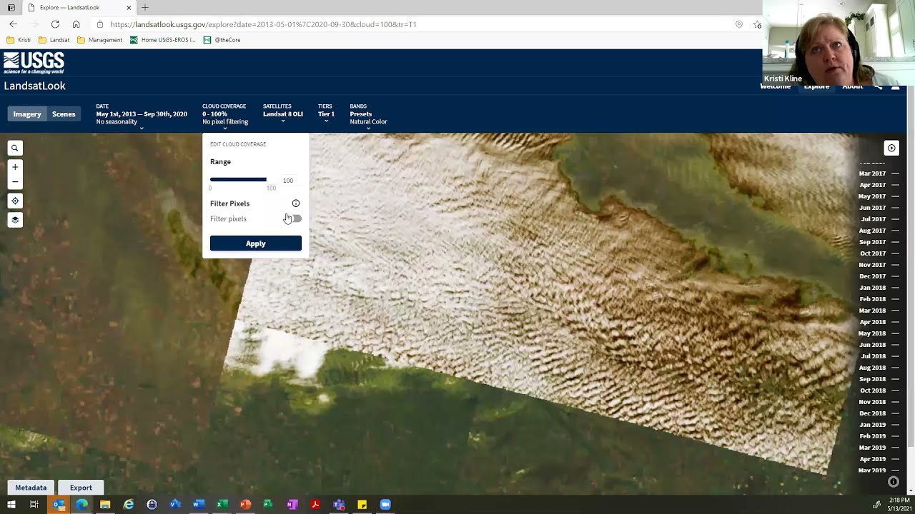 Visualization of Landsat Data stored in the Cloud using LandsatLook 2.0