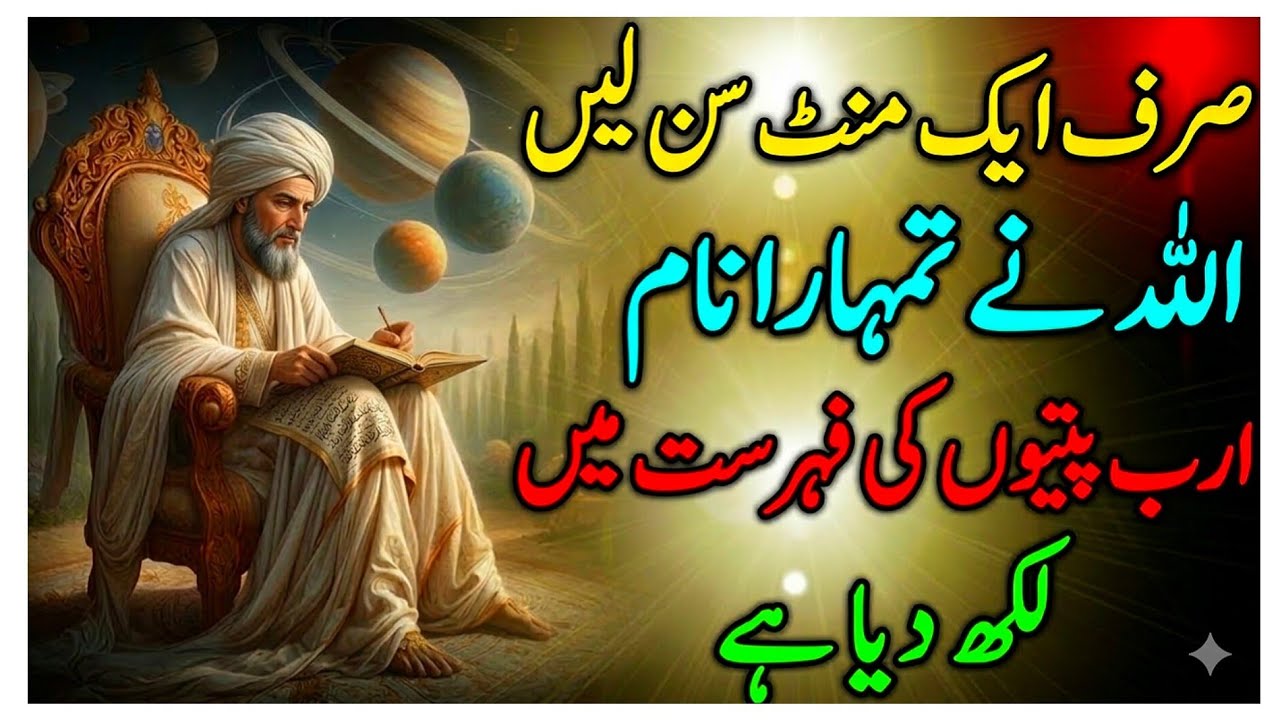 Allah Ne Tumhara Naam Arab Pati Ki Fehrist Mein Likh Dia Hai #islamicreminder 