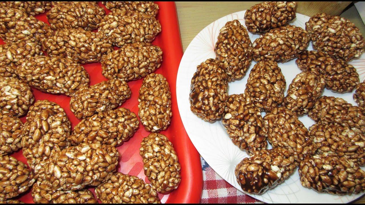 SMAK DZIECIŃSTWA-szyszki z ryżu preparowanego i krówek