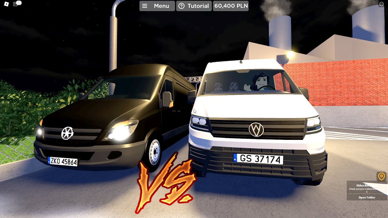 MERCEDES VS VOLKSWAGEN BUS - CO LEPSZE? - Hogaty i Ola w Roblox - Polish Car Driving #54