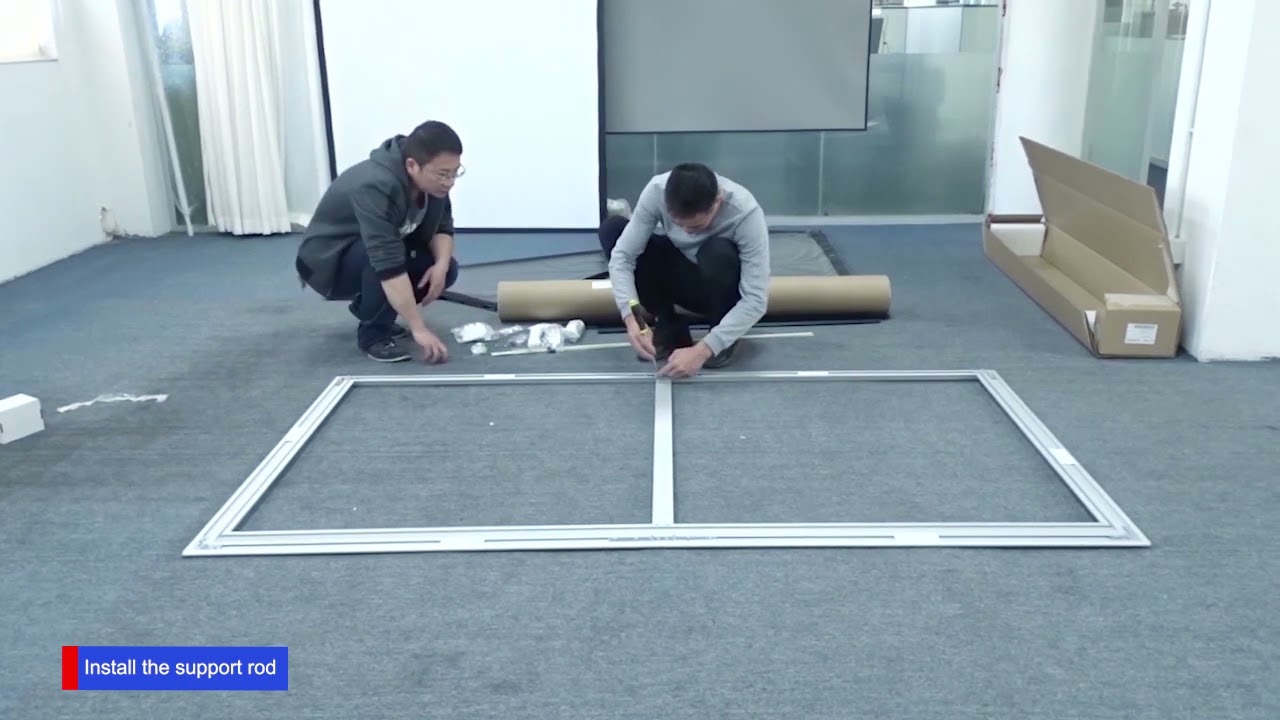 How install to the Fresnel ALR projection screen / It's suitable for ultra short throw projectors