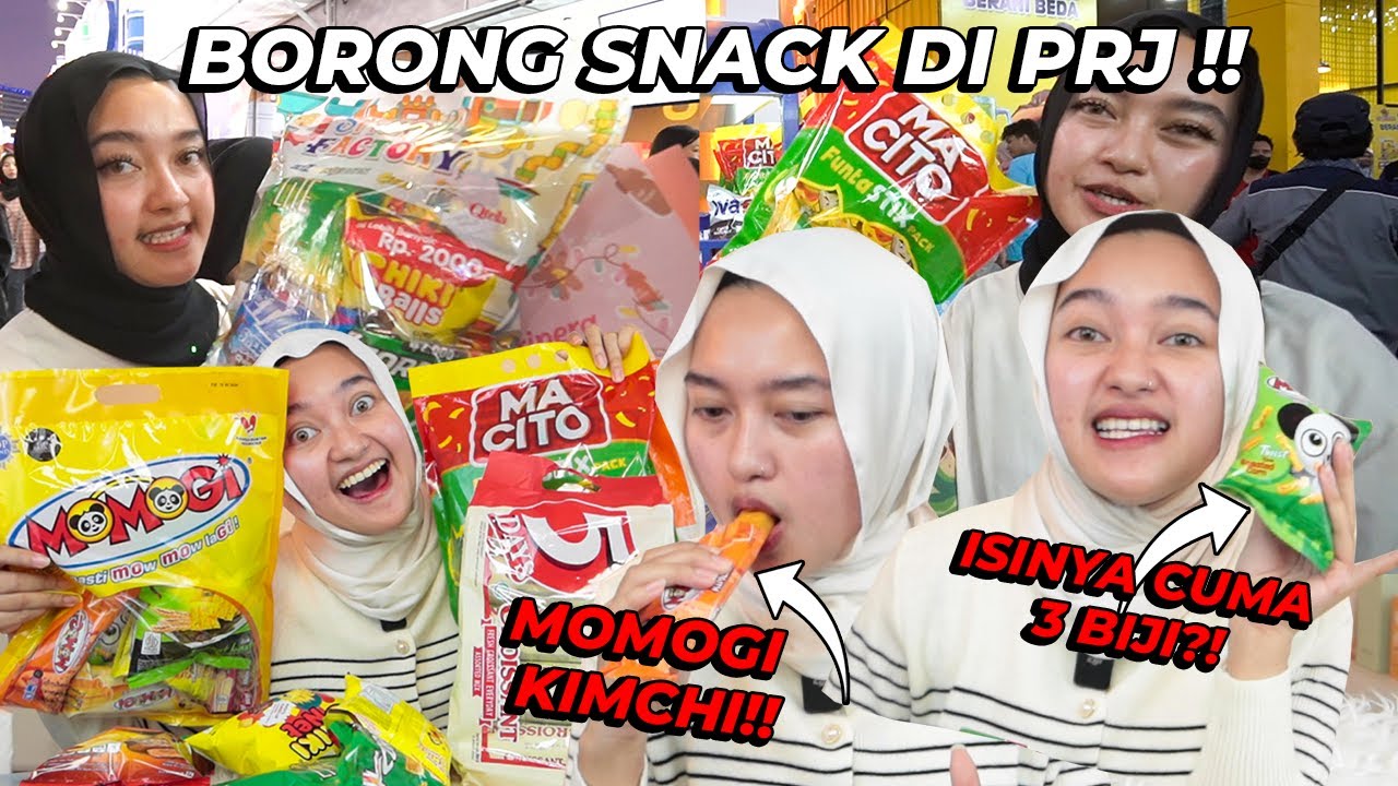 GILA DISKON SNACK DI PRJ !! 10 RIBU DAPET 8 SNACK !!
