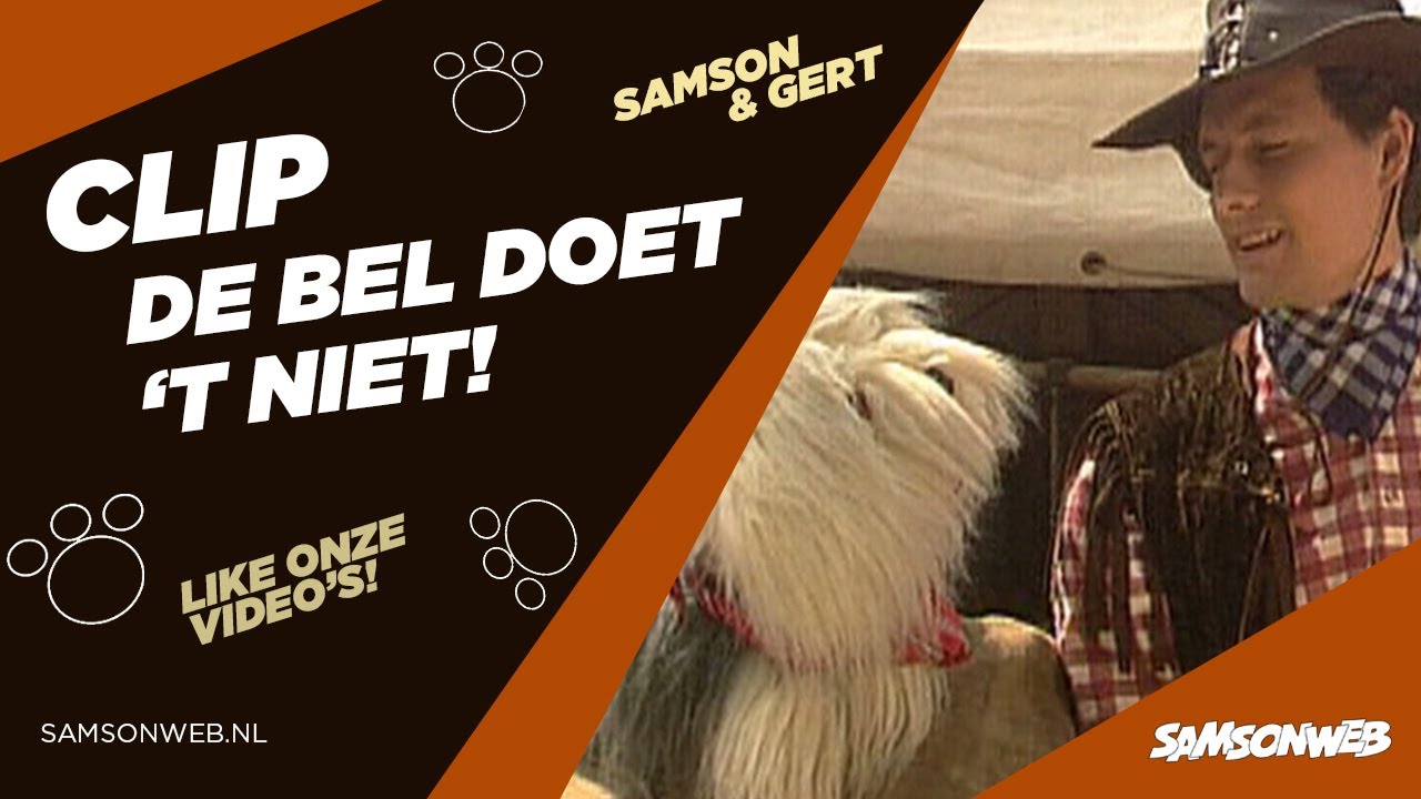 Samson & Gert Clip - De Bel Doet 'T Niet (1993)