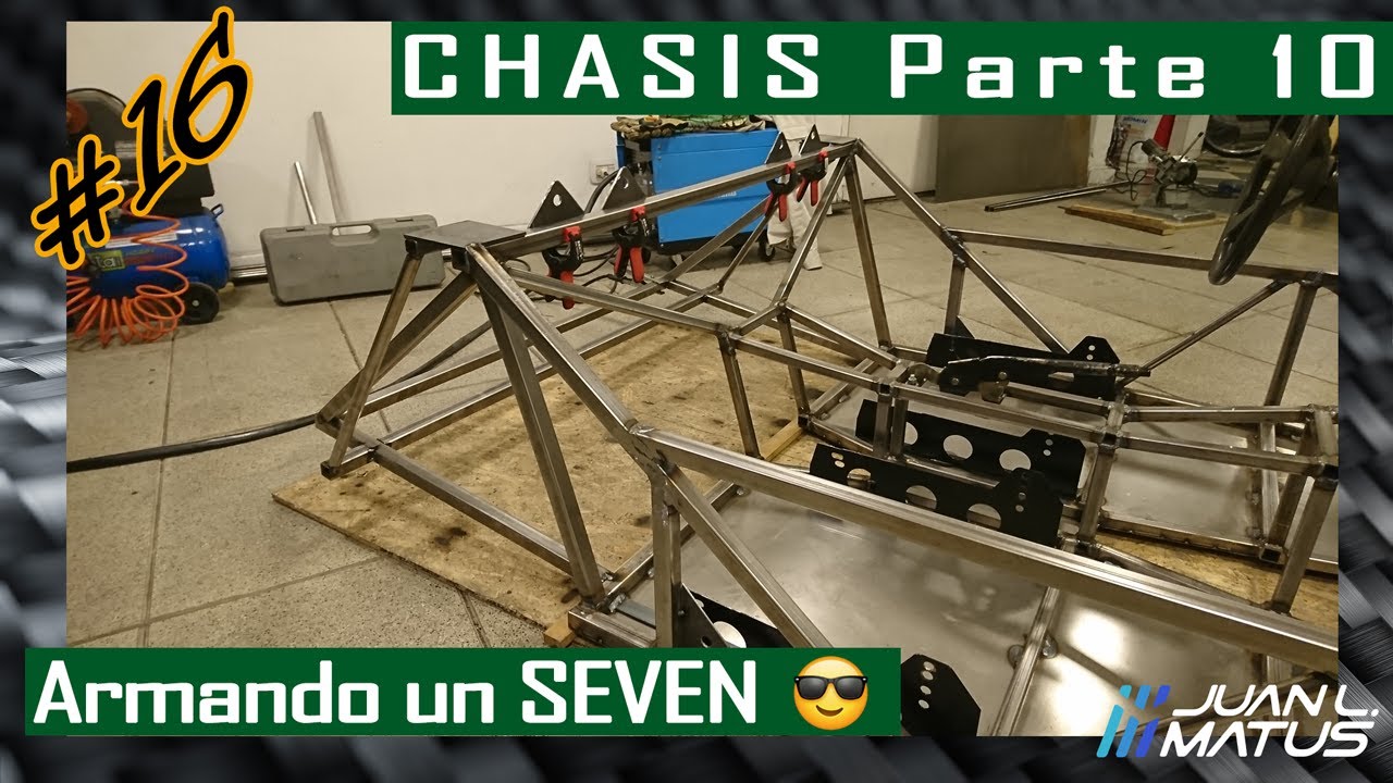#16 - 😎 Armando un Lotus SEVEN: Estructura TRASERA y barra ANTIVUELCO 💥 - Juanlmatus.com
