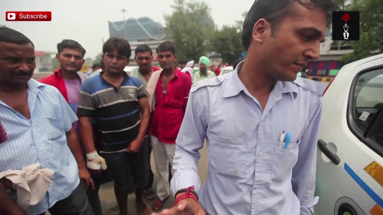Auto Rickshaw & Taxi Drivers On Strike Stop Private Cabs, Rough Up Their Drivers In Delhi