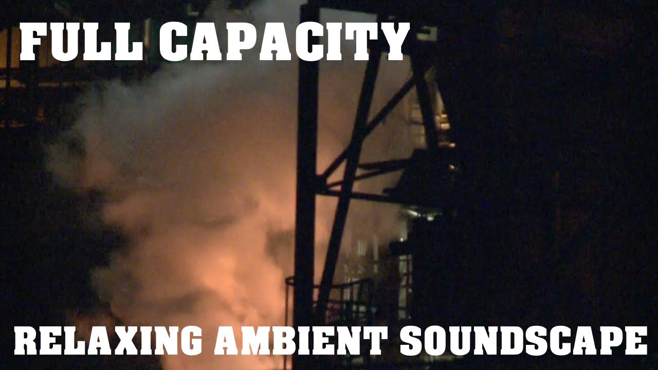 Relaxing Ambient Soundscape - Full Capacity - Factory/Metals Ambience/Metallic Clanks/Acoustic Bass