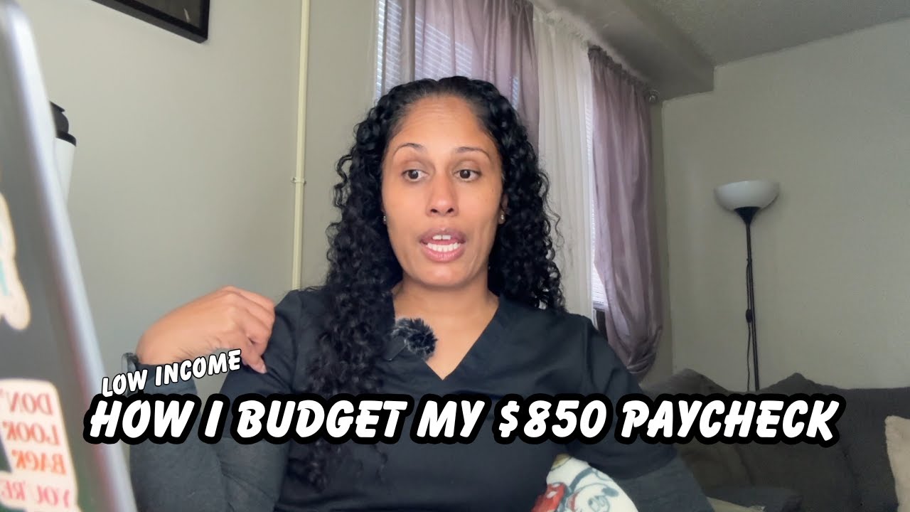 How I Budget My Paychecks | $850 LOW INCOME Zero Based Budget With Me | 45 Year Old Budget in NYC