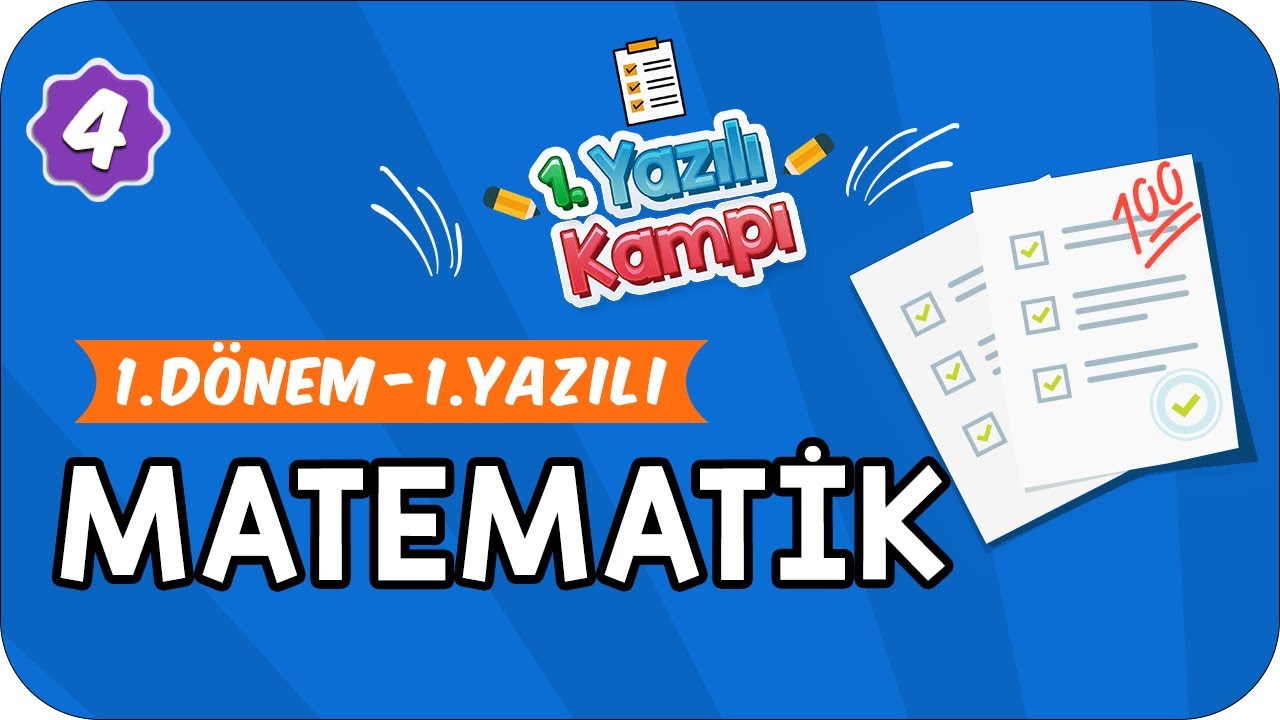 4.Sınıf Matematik | 1.Dönem 1.Yazılıya Hazırlık
