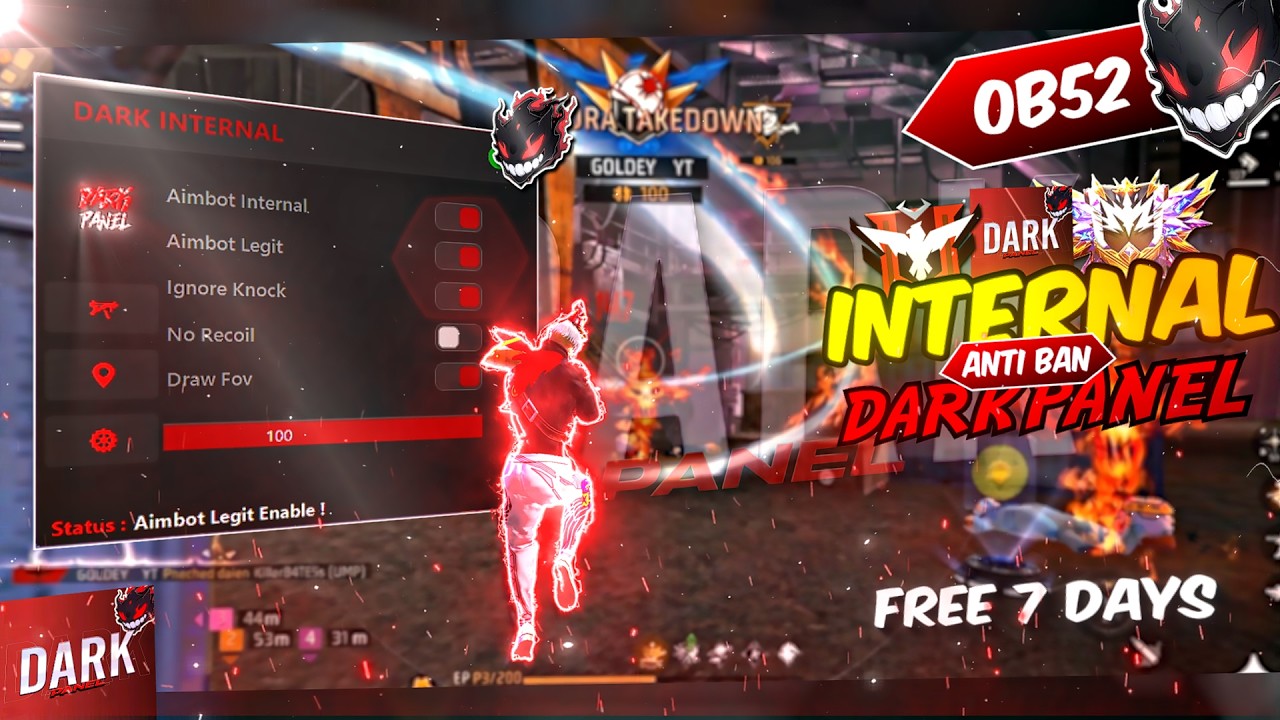 FREE FIRE PC PANEL OB52 💻 FREE FOR 10 DAY 🎯 INTERNAL PANEL | 100% ANTIBAN SAFE ✅