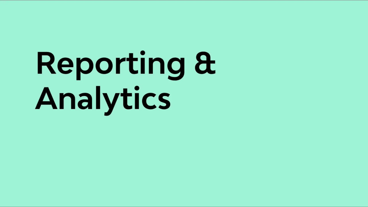 Creating Custom Reports