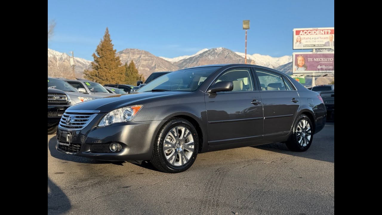 Time Capsule 2008 Toyota Avalon XLS w/ 40K Miles In Magnetic Grey at Tyacke Motors Full Walk Around