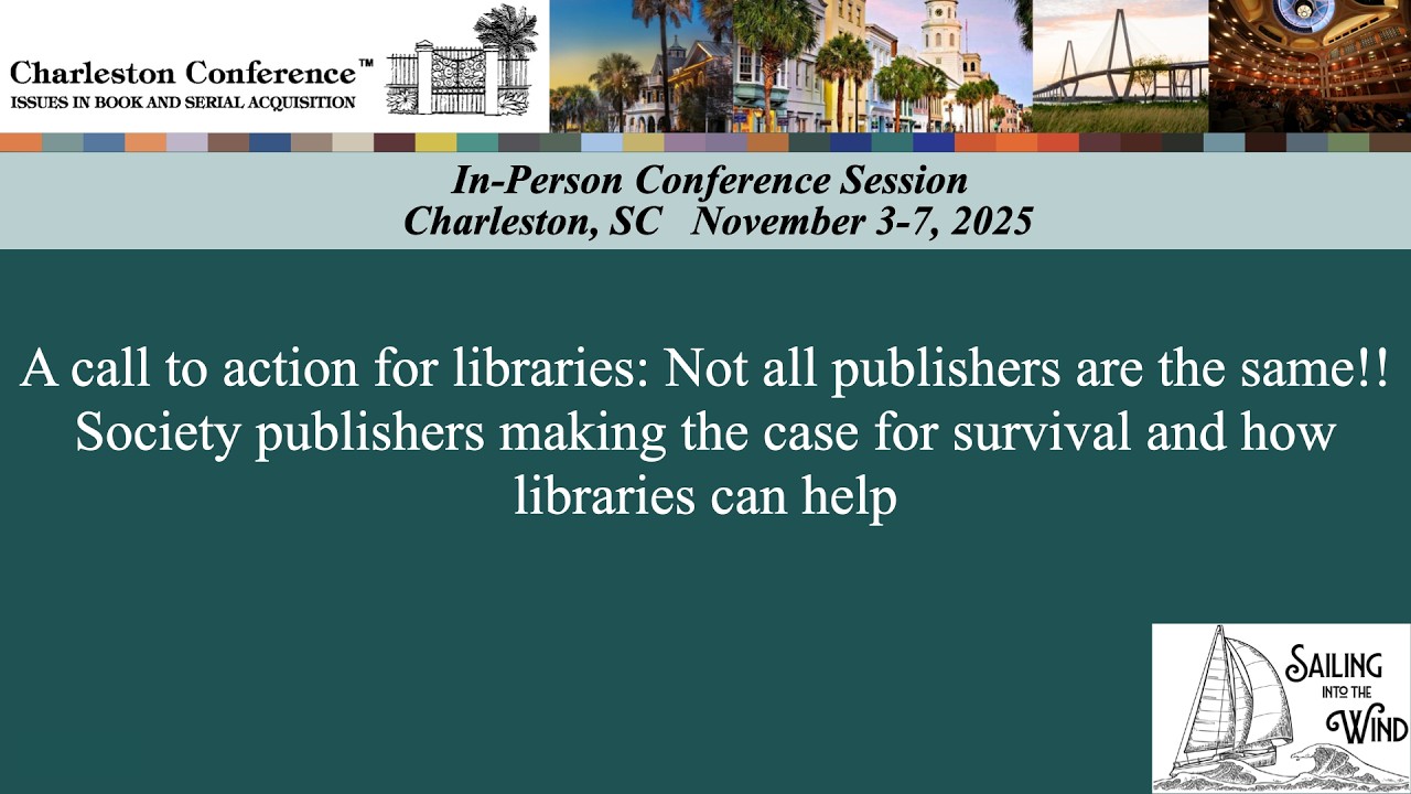 A call to action for libraries: Not all publishers are the same!!