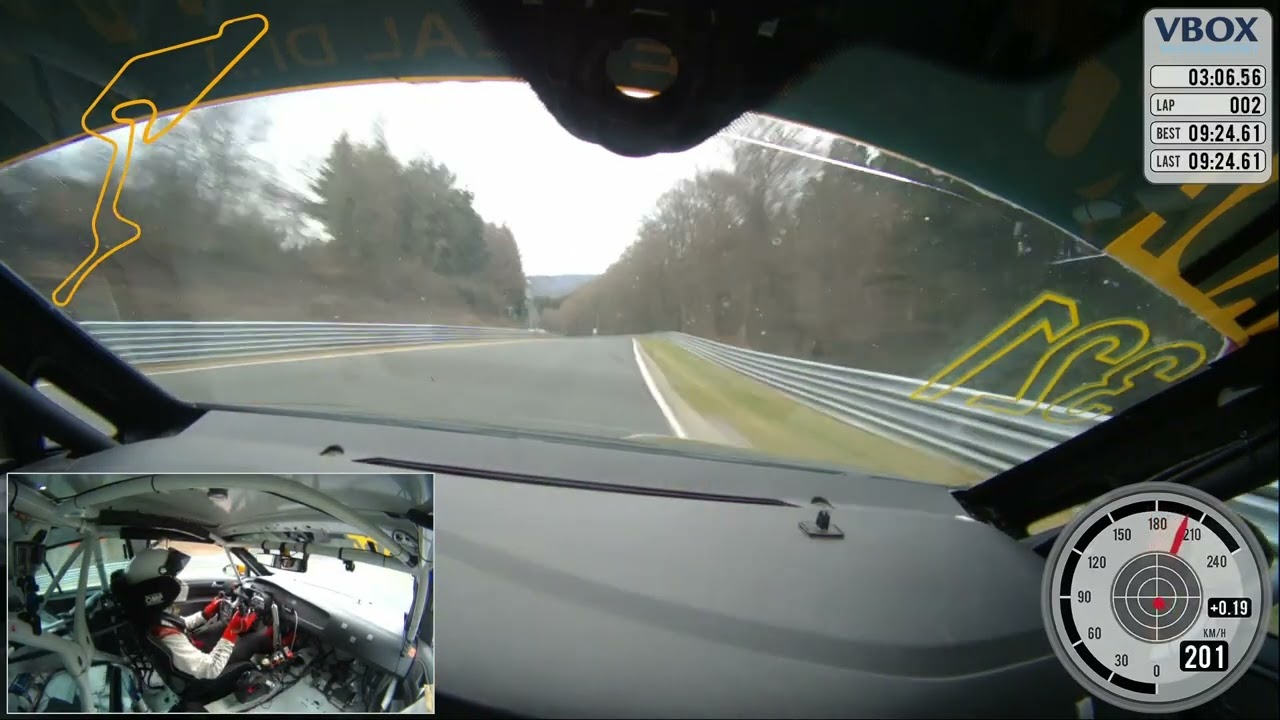 Onbord VW Golf TCR Nordschleife 9:19 NLS-Variante [first ever lap] Joris Primke