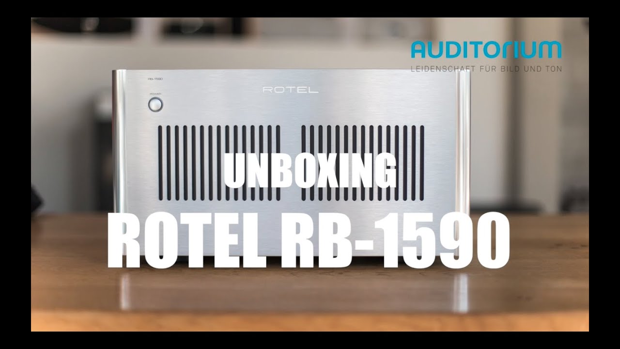 Unboxing Rotel RB-1590