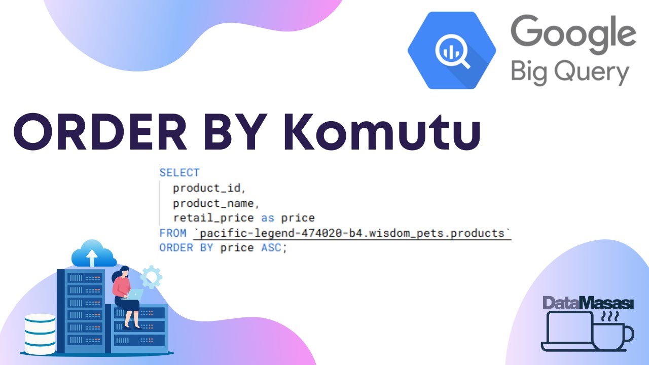 ORDER BY Komutu |  BigQuery SQL