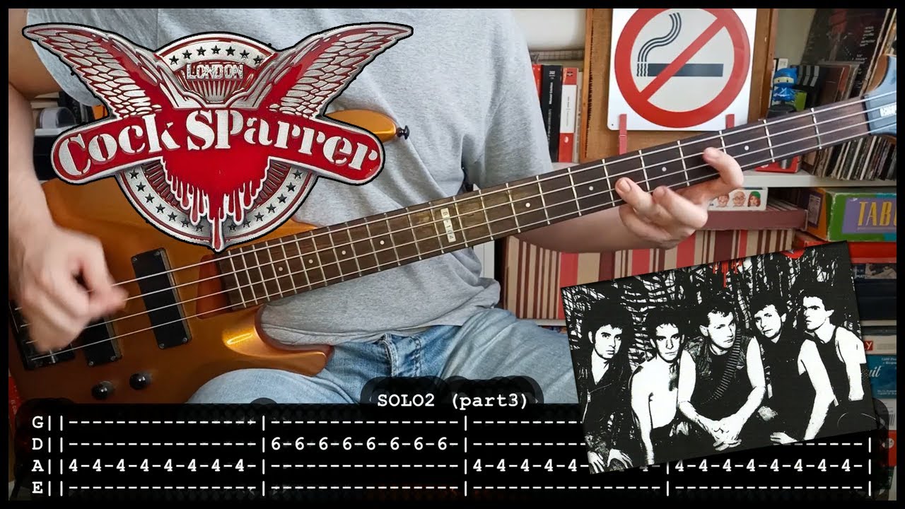 COCK SPARRER - We're coming back (BASS TABS) [lyrics + PDF]