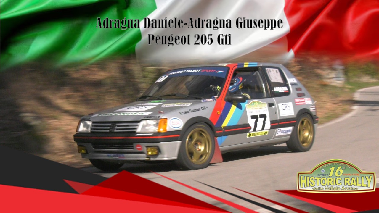 16. Historic Rally delle Vallate Aretine 2025 || Adragna-Adragna || Peugeot 205 GTI