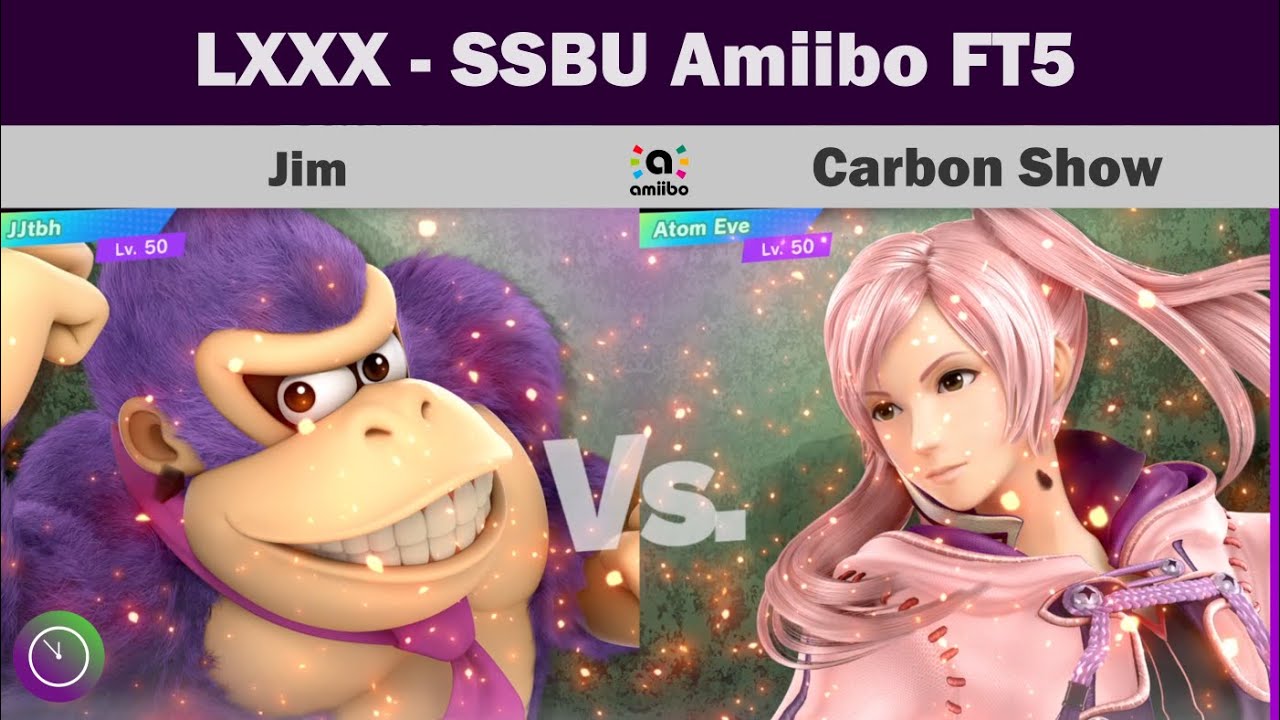 LXXX Amiibo FT5 Showcase: Jim - Donkey Kong v Carbon Show - Robin