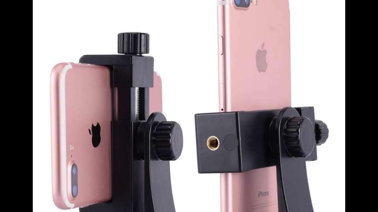 banggood Cell Phone Camera Stand Clip Tripod Holder Mount Adapter for iPhone Samsung