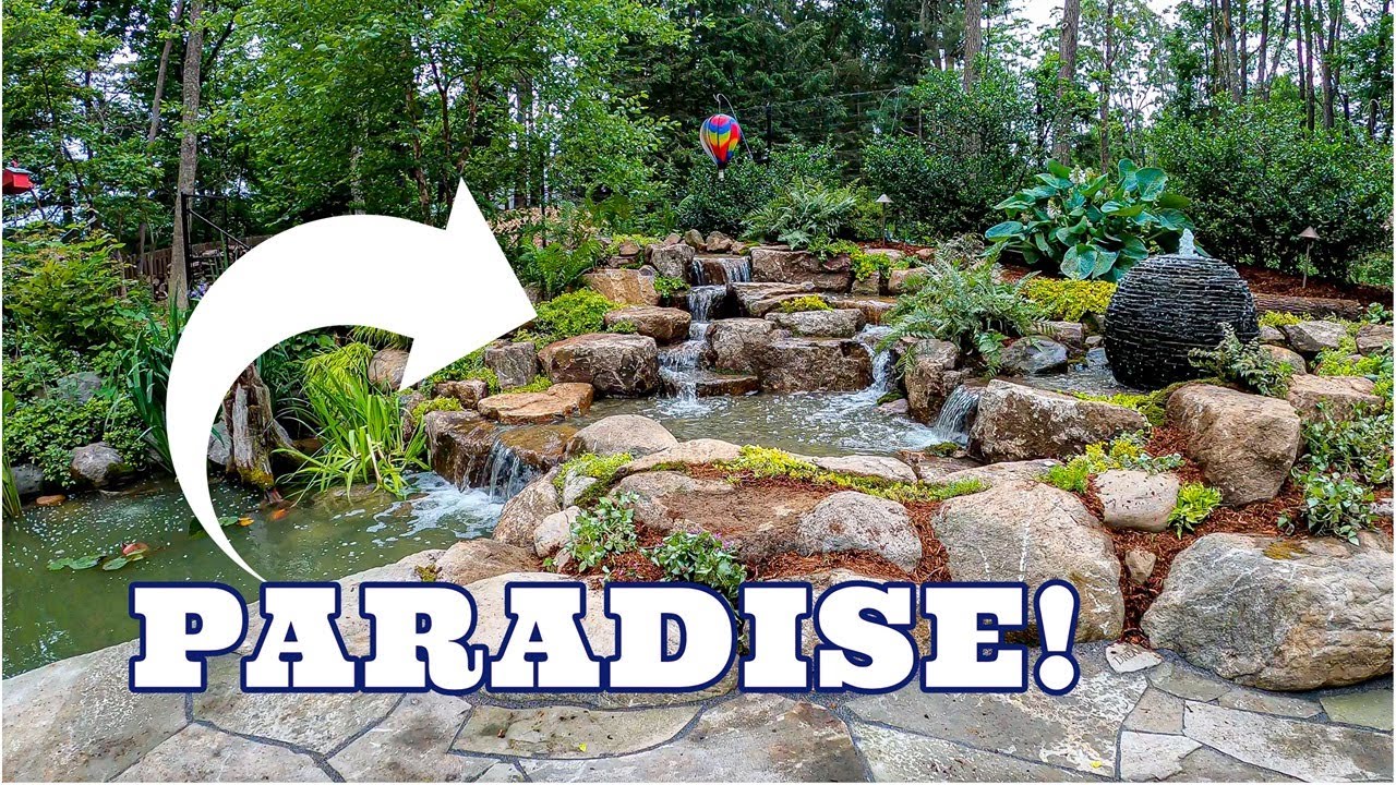 Cascading WATERFALLS with STACKED SLATE SPHERE | Transformation