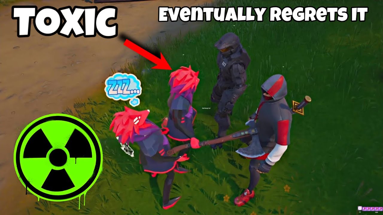 Toxic Player Makes A Huge Mistake For Being Toxic To Me In Party Royale