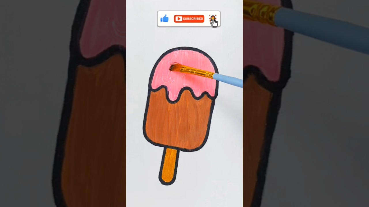 Delicious sparkling ice cream ✨✨✨ #art #glitter #colors #shorts #creative #drawing #diy #diycrafts