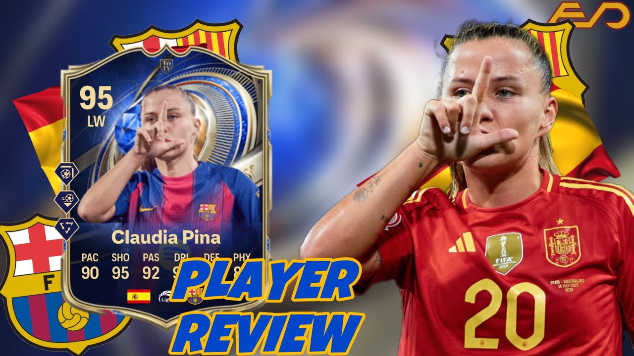 THIS BEST STRIKER ON EAFC26? TOTY CLAUDIA PINA PLAYER REVIEW