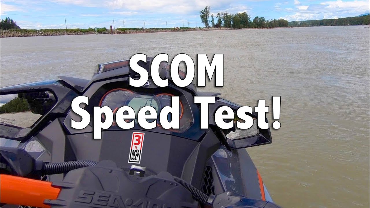 Speed Control Override Module (SCOM) Speed Test On A Personal Watercraft Jet Ski