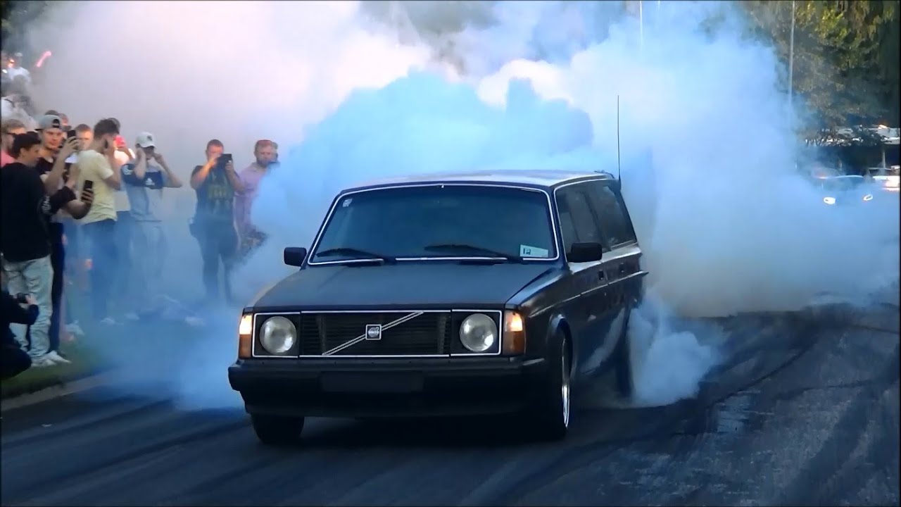 Tuned Car Burnouts - Vantaa Cruising - July 2020