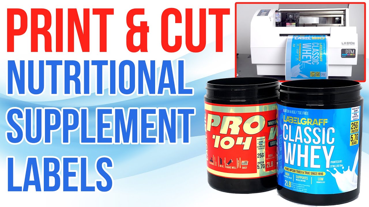 Vitamin & Nutrition Supplement Digital Labelling Printer