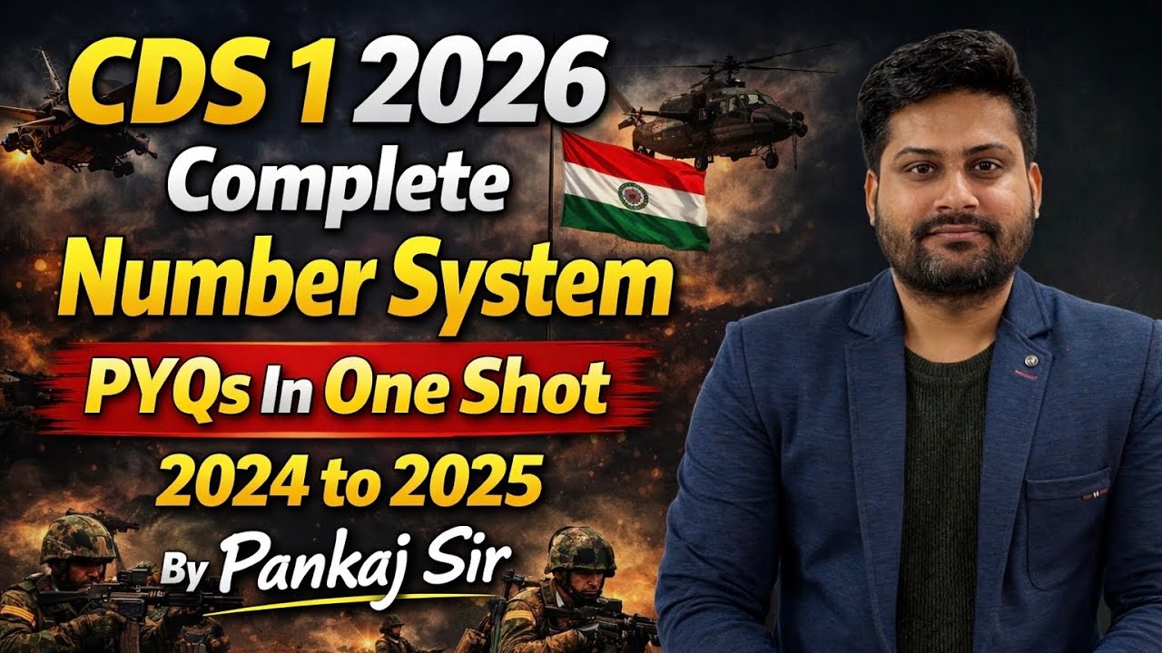CDS Complete Number System PYQs in One Shot Class | CDS MATHS Preparation #pyqsolutions
