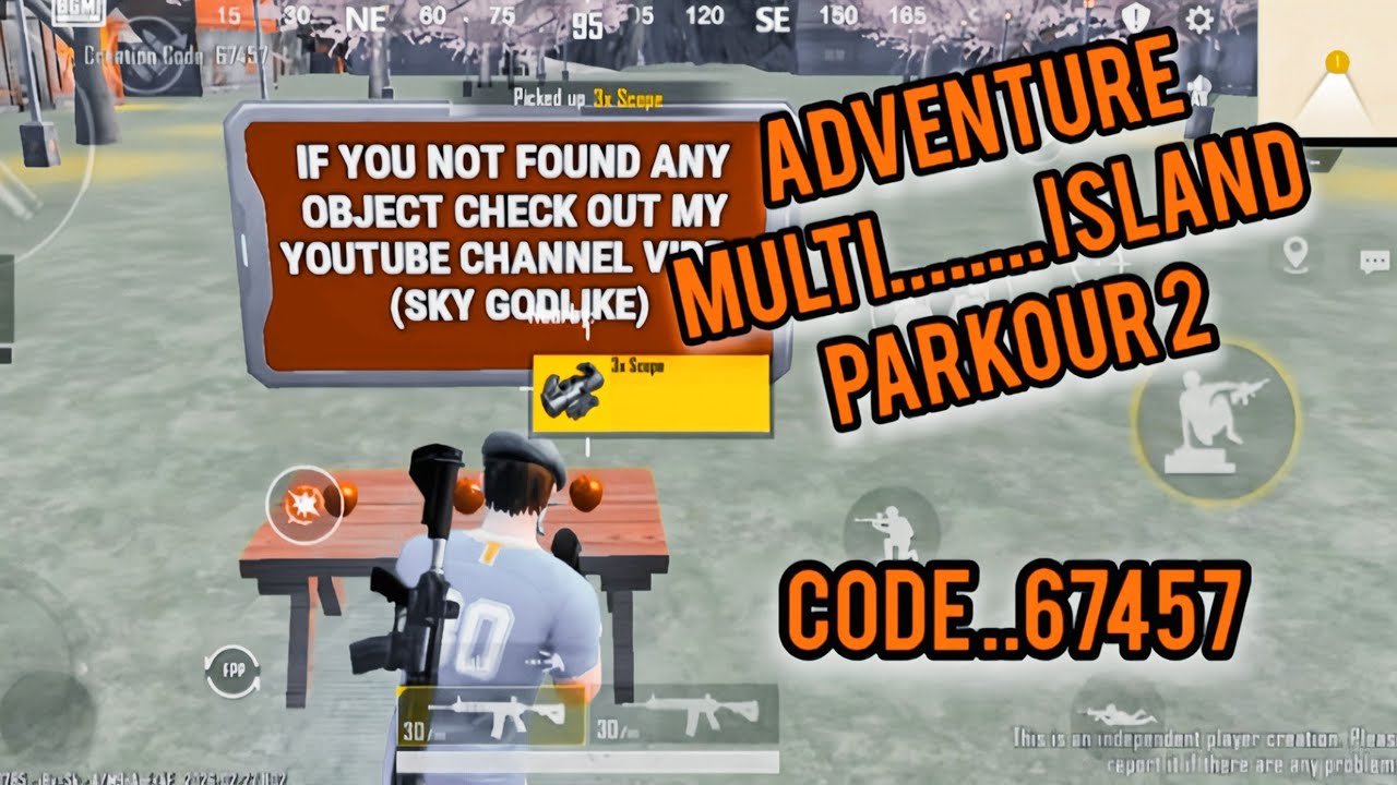 Adventure multi island Parkour#shorts 