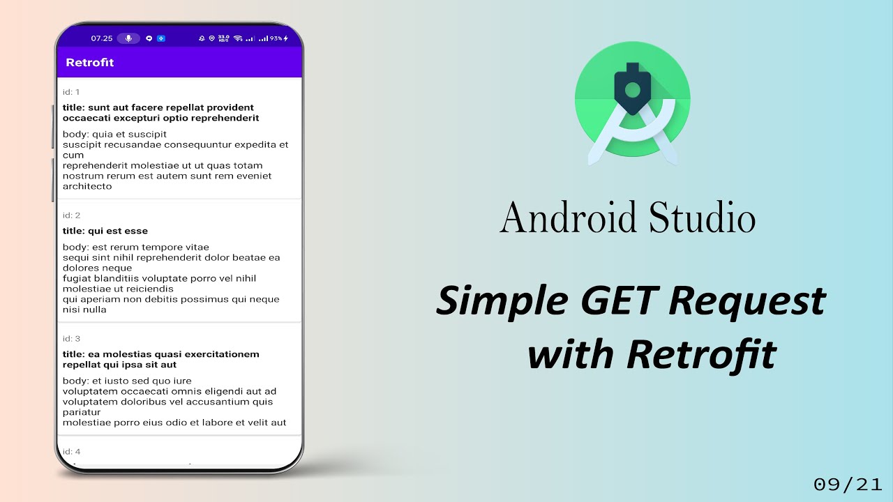 Simple GET request with Retrofit || Android Studio Tutorial