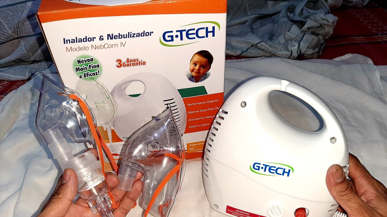 review do nebulizador  G.TECH  MODELO  nebcom iv  3 anos de garantia