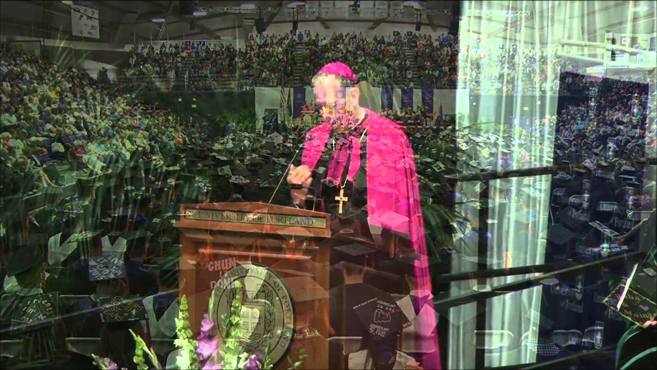 Most Rev. Alexander K. Sample - Archbishop of Portland - blesses the Class of 2015 I #UP15