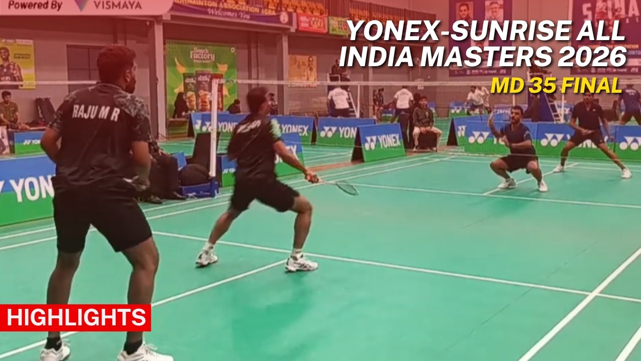Naviin/Subramanian VS Mohamed Rehan/Mohamed Roshan | MD 35 Final |  Yonex-Sunrise All India Masters