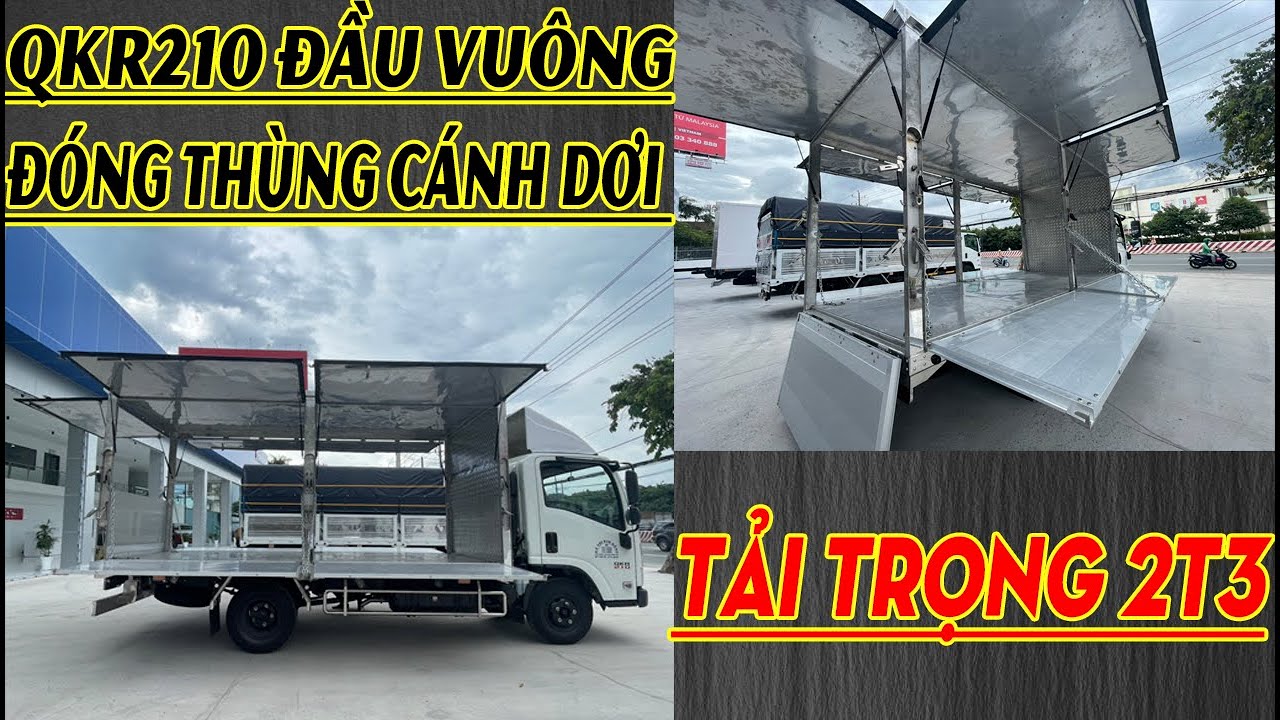 ISUZU QKR210 đóng thùng cánh dơi quá lạ ?