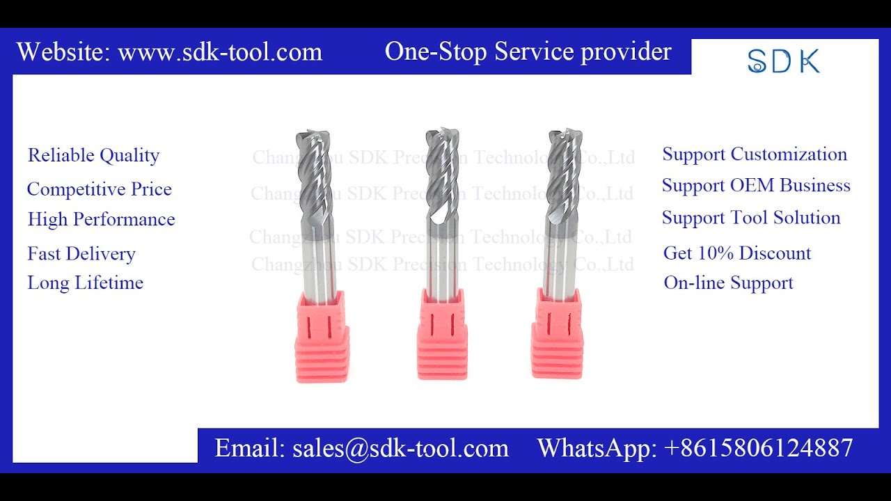 SSM Carbide Variable Helix Corner Radius End Mills For Steels-One stop service provider